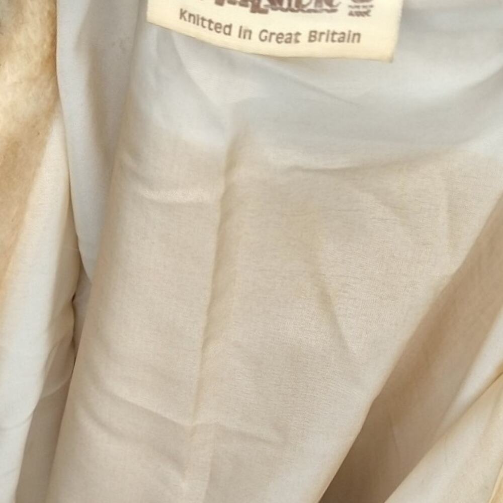 Icelandic Pure Wool Fair Isle Coat Size 12 Coatig… - image 6